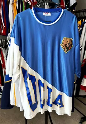 VTG UCLA Bruins Men's Basketball Warmup Jersey L Dodger 1990s Dazzle NCAA • $58.63