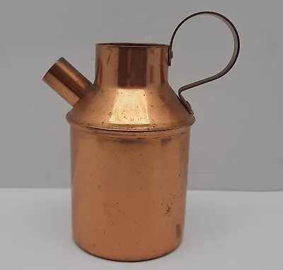  Vintage Copper Jug No Lid - Small Cream/milk Carafe - 5.5”  • £7.67