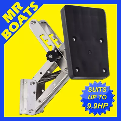 $94.90 • Buy AUXILIARY OUTBOARD BRACKET - STAINLESS STEEL MOTOR UPTO 9.9HP Or 35KGS BRAND NEW