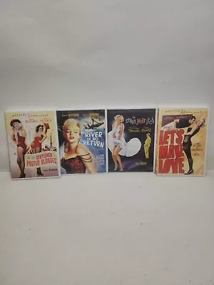 4 -Marilyn Monroe Movie DVD Cinema Classics Collection/Marquee Musicals 20th Fox • $21.12