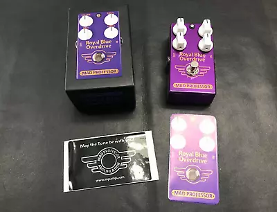 Mad Professor Royal Blue Overdrive Pedal  New! • $219.99