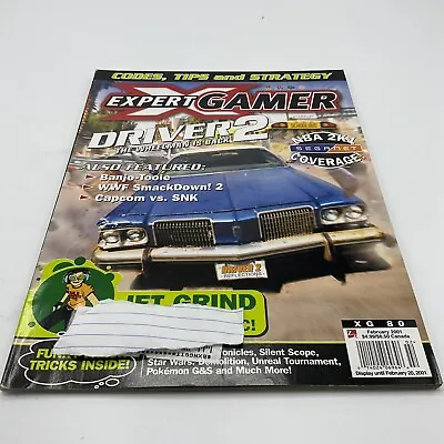 £10.61 • Buy Expert Gamer Magazine #80 February 2001 Driver 2 Banjo Tooie WWF Smackdown
