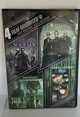 4 Film Favorites: The Matrix Collection (DVD) • $2.14