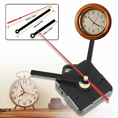 Clock Movement Mechanism Quartz Wall DIY Hands Repair Replacement Tool Parts Kit • $7.38