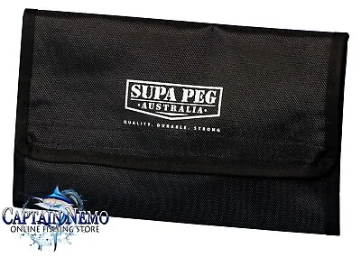 $18.95 • Buy Supa Peg Large Tent Peg Bag Outdoor Camping Stake Storage Bag Tent Pegs Tpb03