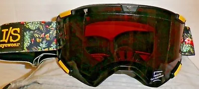 I/s Optics By Carl Zeissvi Ski Goggles Blk Hawaiian Lens Defcon Red Mirror Nib • $82.99