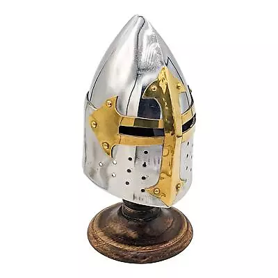 Medieval Mini Helmet With Display Stand For Home Decoration  And Gift Accessory • $13.99