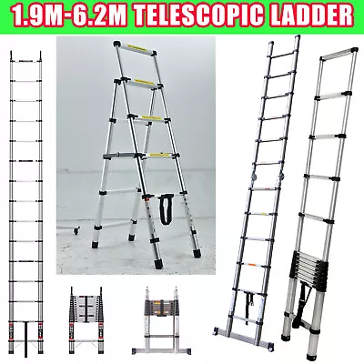 Alu / Stainless Steel Lightweight Collapsible Ladders Multi-Purpose Versatility  • $74.18