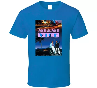 Miami Vice Tee Retro 80s Tv Show Fan T Shirt • $21.50