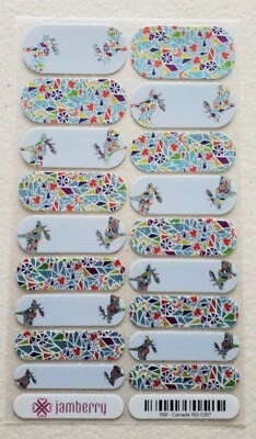 $7 • Buy Jamberry Nail Wrap Full Sheet Canada 150 Canadian Independance Retired