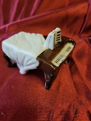 Vintage 1940's Porcelain Grand Piano Miniature Figurine Made In Occupied Japan • $15