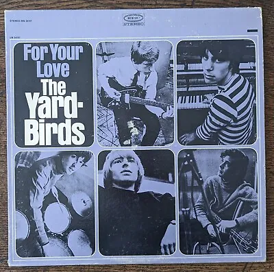 The Yardbirds FOR YOUR LOVE 1965 Original Yellow RAR EPIC Label BN 26167 • £301.15