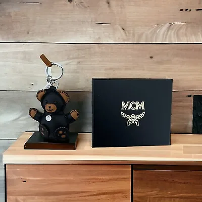 MCM Bear Keychain Bag Charm Key Ring New With Authentication Certificate • $120