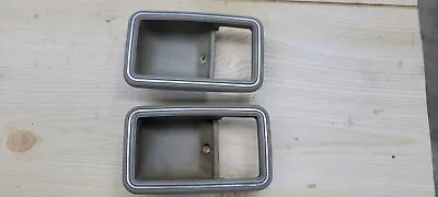 1979 80 81 82 83 Datsun 280zx Interior Door Handle Trim Gray Pair • $69.99