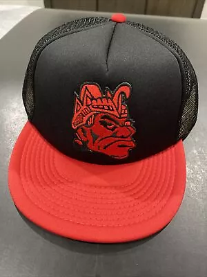 Sdsu San Diego State Football Throwback Monty Aztecs Black Trucker Hat Cap New • $15.12