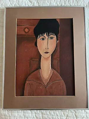 Modigliani Style Painting  Framed • $85