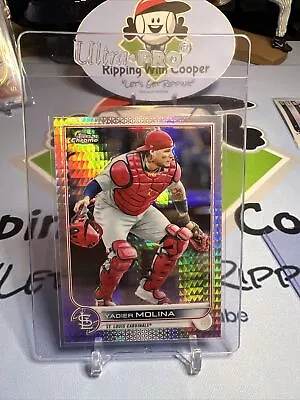 2022 Topps Chrome Yadier Molina PRISM REFRACTOR SP No. 93 • $3.99