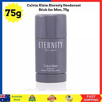 Ck Eternity Deodorant Stick 75ml By Calvin Klein For Men’s Alcohol Free Perfum • $27