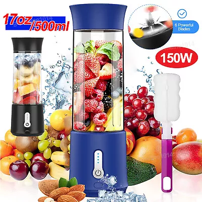 150W Portable USB Fruit Blender Personal Mini Food Smoothie Mixer Juicer Machine • $32.99