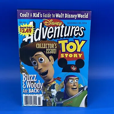 $10 • Buy Disney Adventures Magazine - November 1996 - Toy Story Collector's Issue