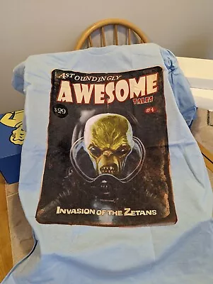 FALLOUT 4 Lootcrate Tshirts Astoundingly Awesome Tales #4 Glow In Dark Vault 112 • $24.99