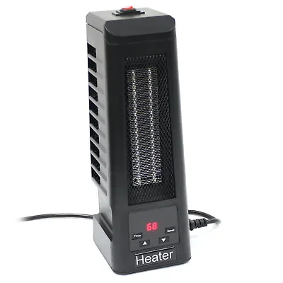 $32.99 • Buy Fast Warmm Tabletop Heater Thermostat 900 Watt Electric Space Room Fan Heater