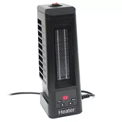 $32.99 • Buy Fast Warmm Tabletop Heater Thermostat 900 Watt Electric Space Room Fan Heater