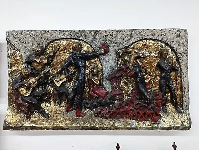 55  Spanish Renaissance Revival Midcentury Wall Art Sculpture Flamenco J. SEGURA • $4620