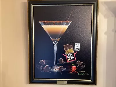 Michael Godard “Wonky Willy Espresso” Giclee On Canvas 22” X 17.5” • $545