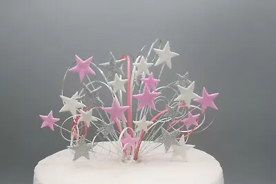 Stars On Wires Cake Topper Decoration Stars On Wires 18th 21st 30th 40th 50 001  • £14.99