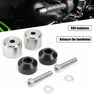 CNC Stainless Handlebar Handle Bar Ends For KAWASAKI Z 900 Z 650RS 2022 Z 800 • $27.90