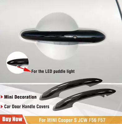 The Black Flag Door Handle For MINI Cooper  F56 F57 Cover Sticker Trim  2PCS  • $23.99