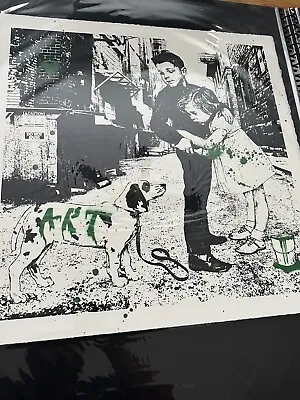 Mr Brainwash Print  Pup Art  Ed Of Only 50 Hand Finished Paint Signed And # • $1999.99