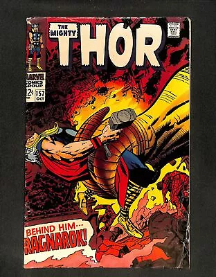 Thor #157 1st App Guntharr Mangog! Jack Kirby Cover Art! Marvel 1968 • $0.99