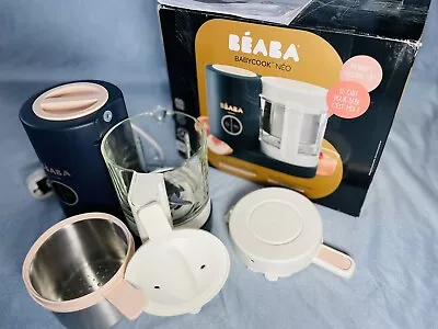 Beaba Babycook Neo - All In 1 Baby Food Cooker / Blender / Steamer - Night Blue • £140