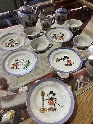 Vintage Mickey Mouse Tea Set • $95