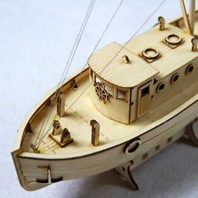 Ship Assembly Model DIY Kits Wooden Sailing Boat 1:50 Scale Decoration Toy Gift • $13.71