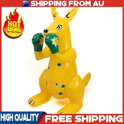 AUInflatable Australian Souvenir Supporter Blow Up 100cm Boxing Kangaroo Joey • $31