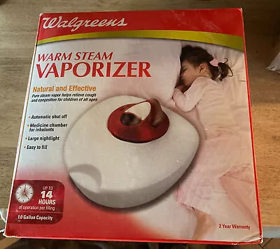 Walgreens 2100-WGN 1.0 Gal. Electric Warm Steam Vaporizer W/Night Light  • $7.99