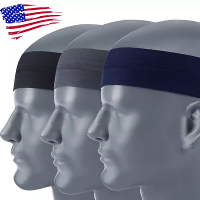 Sports Headband Sweatband Sweat Hair Band Gym Stretch Hair Wrap For Men Women • $6.99