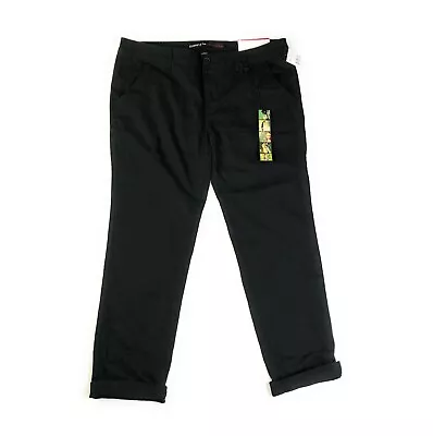 $17.60 • Buy Freestyle Revolution Black Skinny Stretch Chino Trouser Pants NWT Size 11