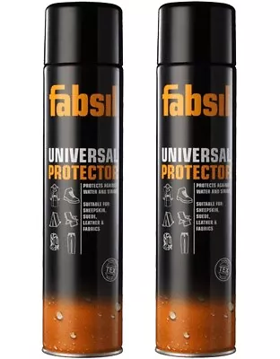 2x Fabsil Aerosol 600 (1200 Ml) Protector Grangers Waterproofing Spray TWO CANS • £17.99