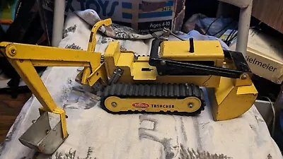 Vintage Pressed Steel 1960'S Tonka Yellow Trencher Bulldozer. Very Clean!  • $45.95