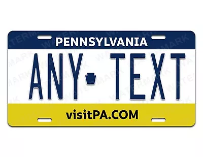 Personalized Pennsylvania License Plate  ANY TEXT  Custom PA Novelty Auto Tag • $12.95