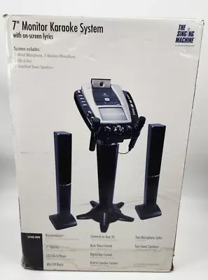 The Singing Maching Karaoke 7  Monitor With Screen Lyrics Stvg-999 • $170