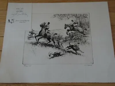 Fine Original R.H.Palenske   Wrong Scent  Etching Signed • $35