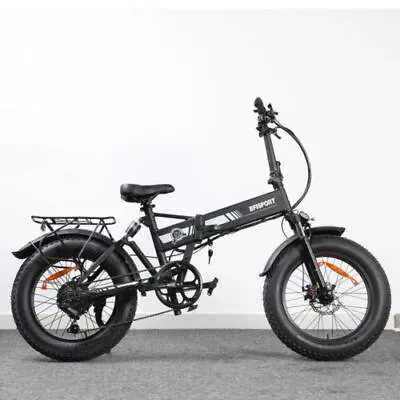 $869 • Buy 750W Folding Ebike Electric Fat Tire Bike 20''