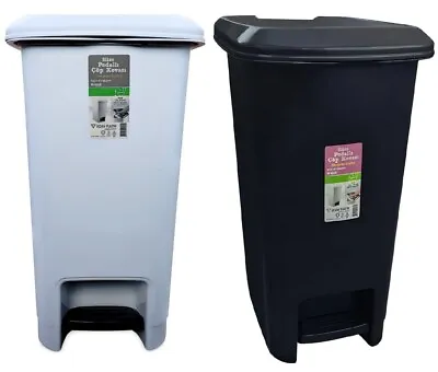 Pedal Bin With Lid Rubbish Waste Garbage Recycling Trash Dust Bin Kitchen Indoor • £9.95