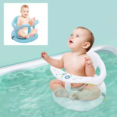 $38 • Buy Portable Infant Bath Tub Seat Baby Bathtub Seat W/ Backrest For 6-18 Months
