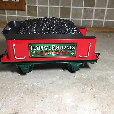 Scientific Toys Eztec Coal Tender Car For G Gauge Happy Holidays Express Train • $9.99